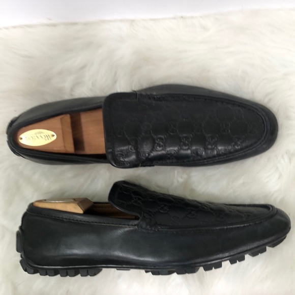 Gucci Authentic Men\'s Black Dress Shoes Size 11.5 (FS56D) main image 5